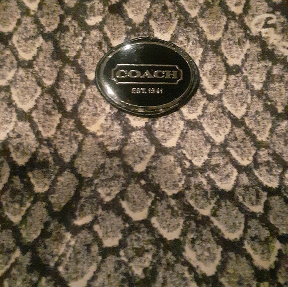 Coach snake print nylon packable weekender tote - Picture 4 of 6